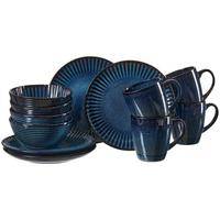 FRÜHSTÜCKS-SET Milla blau 12-tlg. - Blau, Keramik (2/2/2cm) - Ritzenhoff Breker
