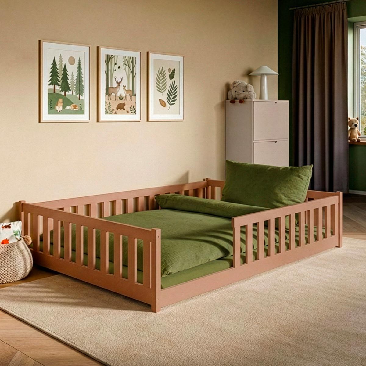 BETT 140/200 Maya Braun - Braun, Holz (140/200cm) - Petits-meubles