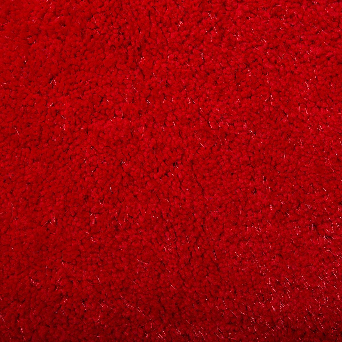 SHAGGY-TEPPICH Demre 150/80 cm - Rot, Kunststoff (80/150cm) - Beliani