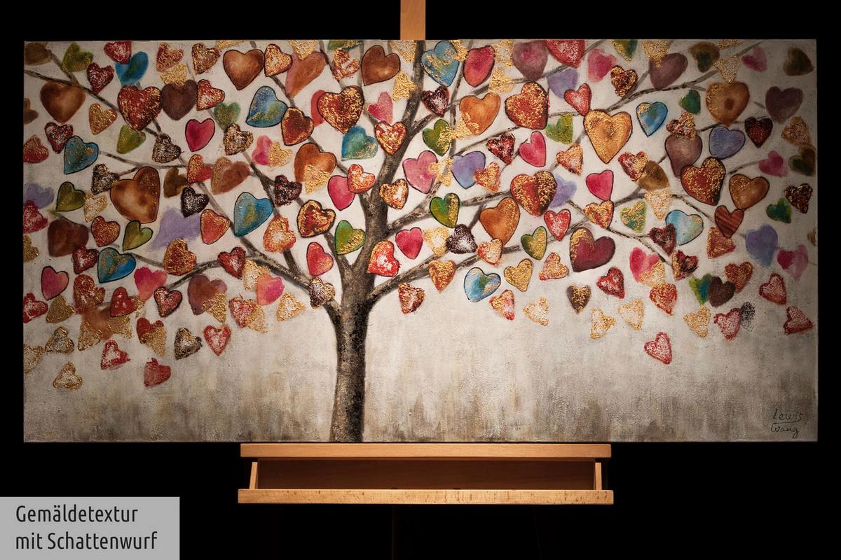 ÖLGEMÄLDE 120/60 cm - Multicolor/Weiß, Holz/Textil (120/60cm) - KUNSTLOFT