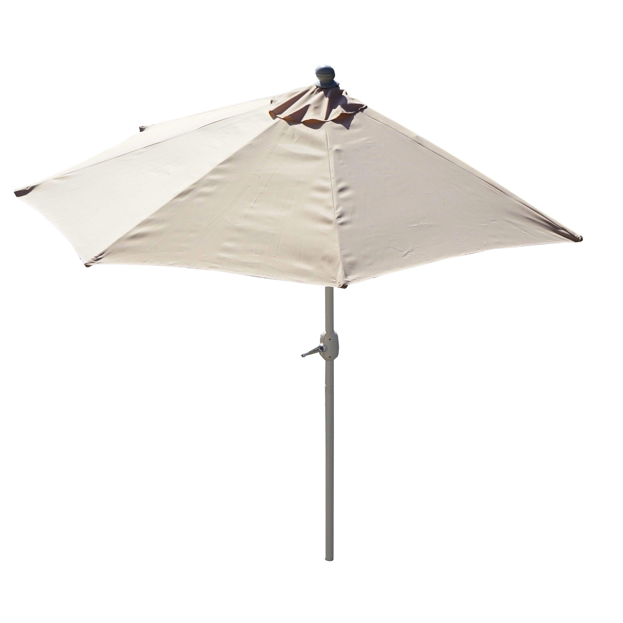 SONNENSCHIRM Cremeweiß - Weiß, Textil (285/145cm) - MCW