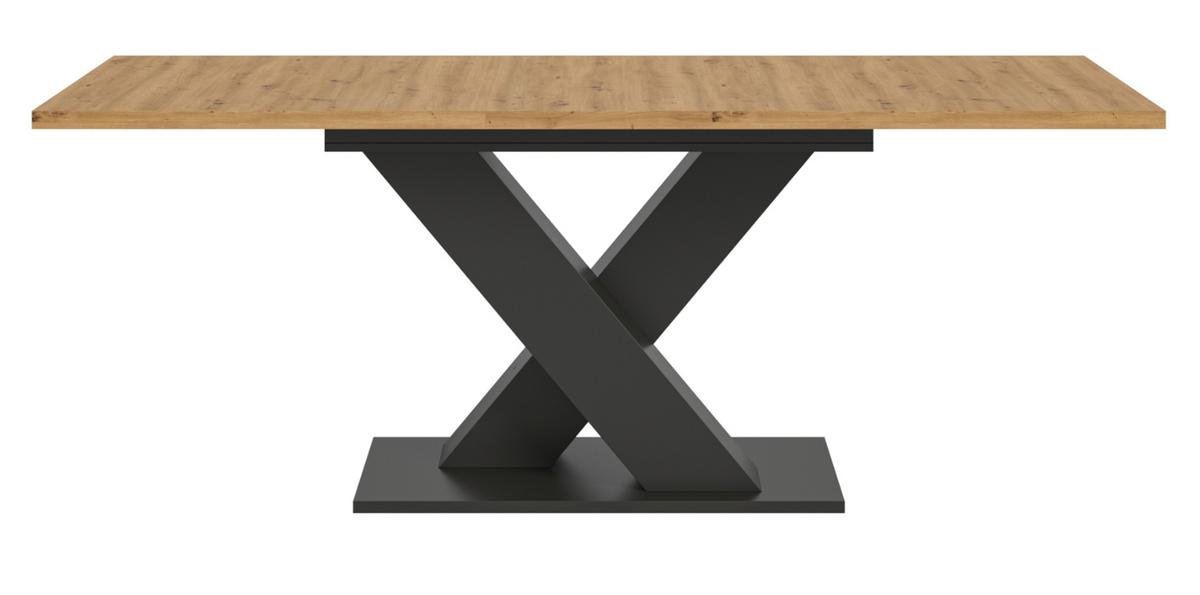 ESSTISCH Eiche, grau 150 - 190 cm, Küchentisch ausziehbar - Eiche Artisan/Grau, Holz/Holzwerkstoff (190/90/76cm) - Inn.Furn
