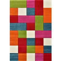 KINDERTEPPICH Kurzflor Patchwork CASOLA Polypropylen Mehrfarbig 80 x 150 cm - Multicolor, Textil (80/150cm) - KADIMA DESIGN