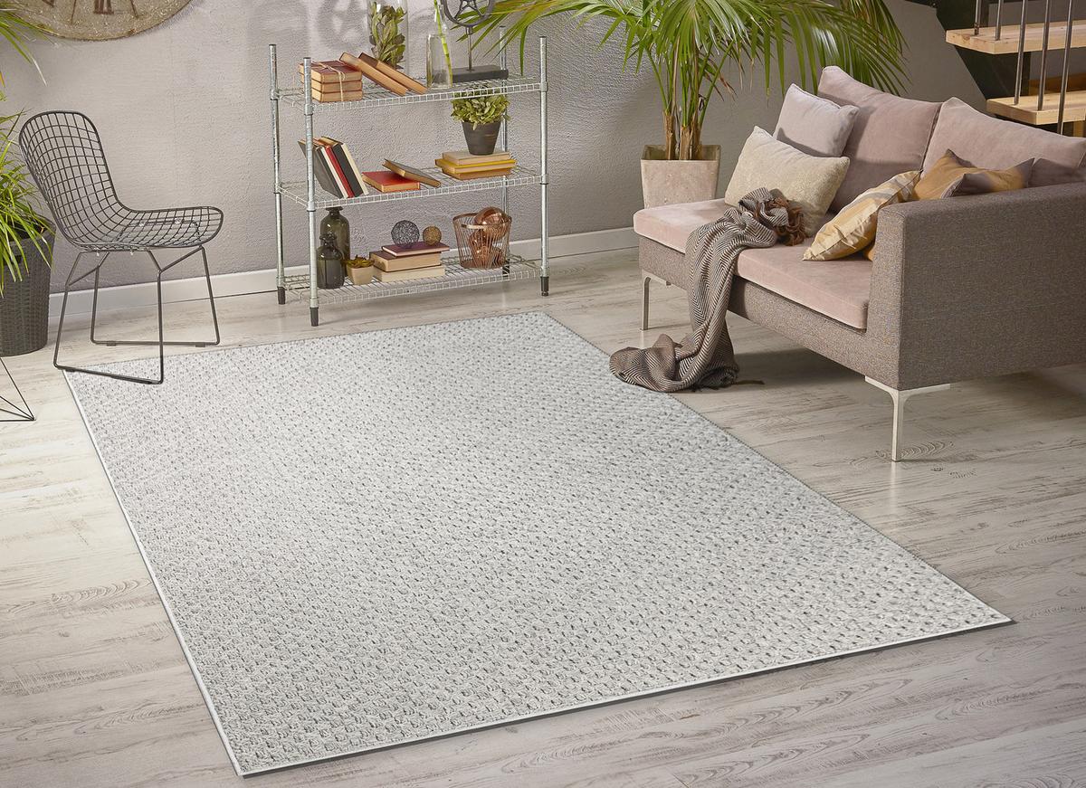 TEPPICH Origi 155/220 cm - Grau, Textil (155/220cm) - rugsX