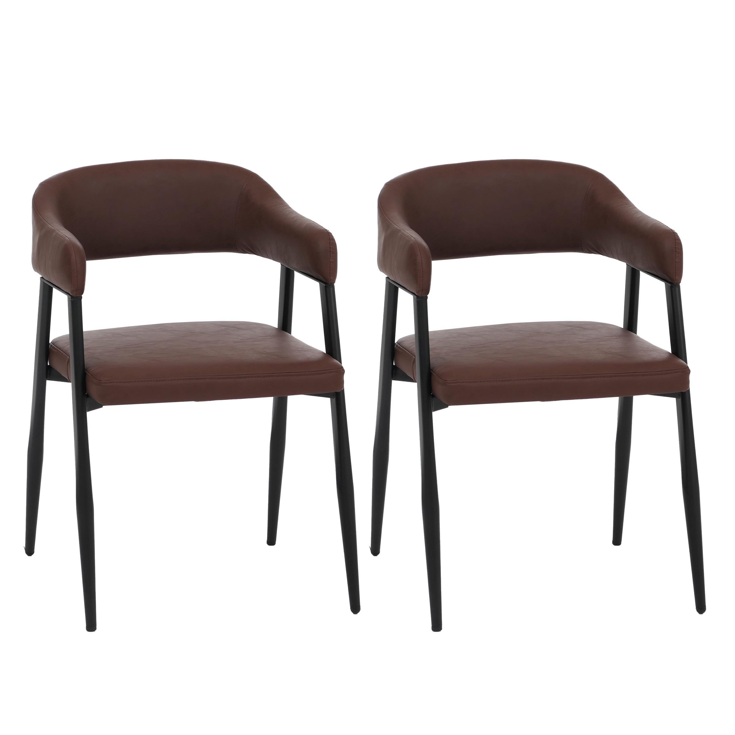 ESSZIMMERSTUHL Rotbraun - Rotbraun/Rostfarben, Kunststoff (51/77/52cm) - MCW