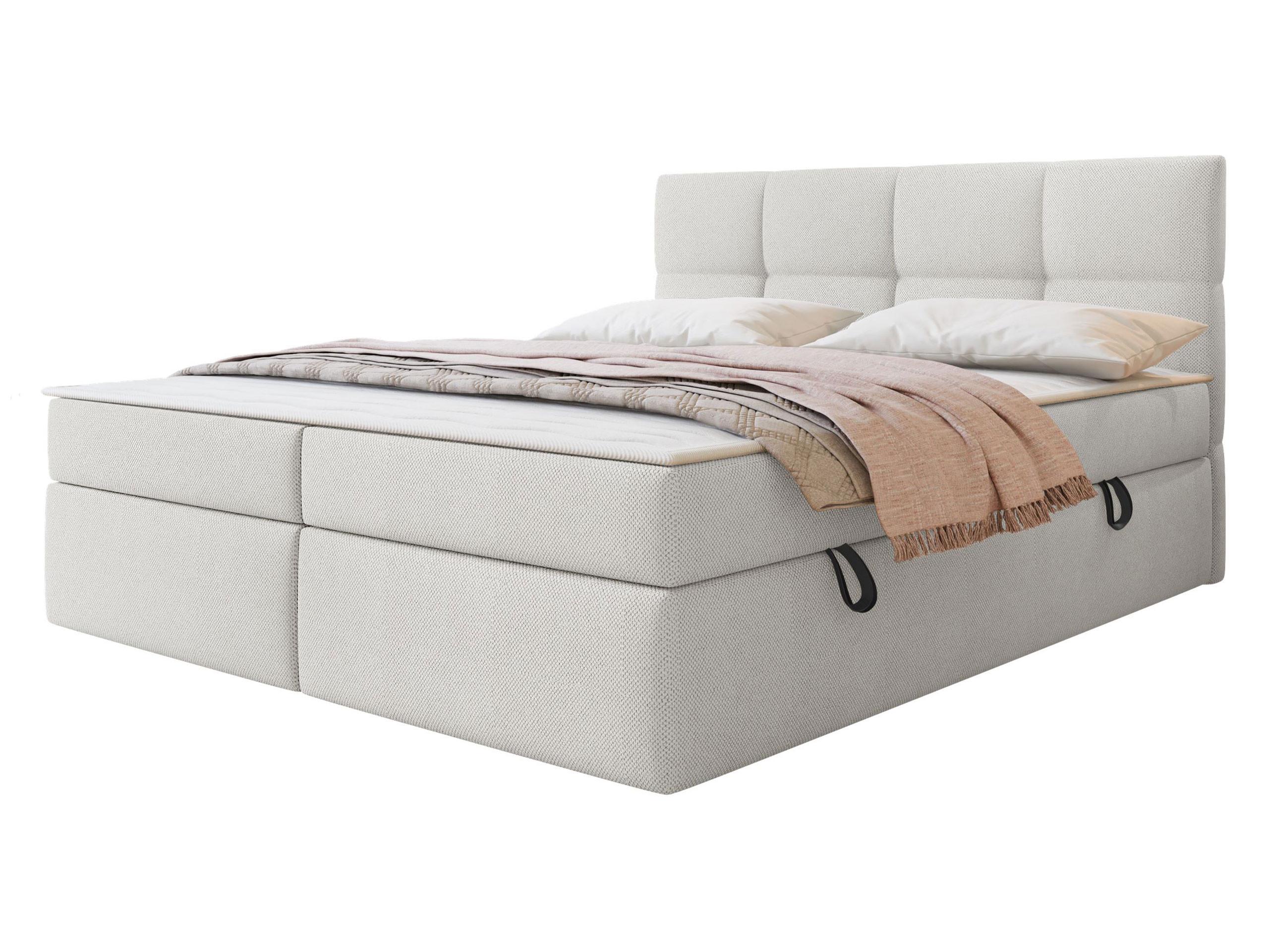 BOXBETT Figaro - H3 - Schwarz/Naturfarben, Holz/Textil (180/200cm) - MIRJAN24