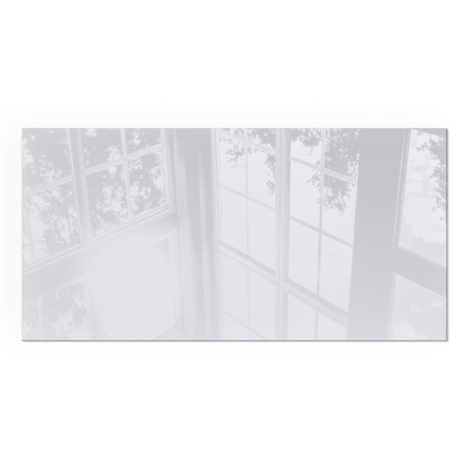 GLASPLATTE für Kamin 120x60 cm - Grau, Glas (120/60/0.4cm) - TULUP