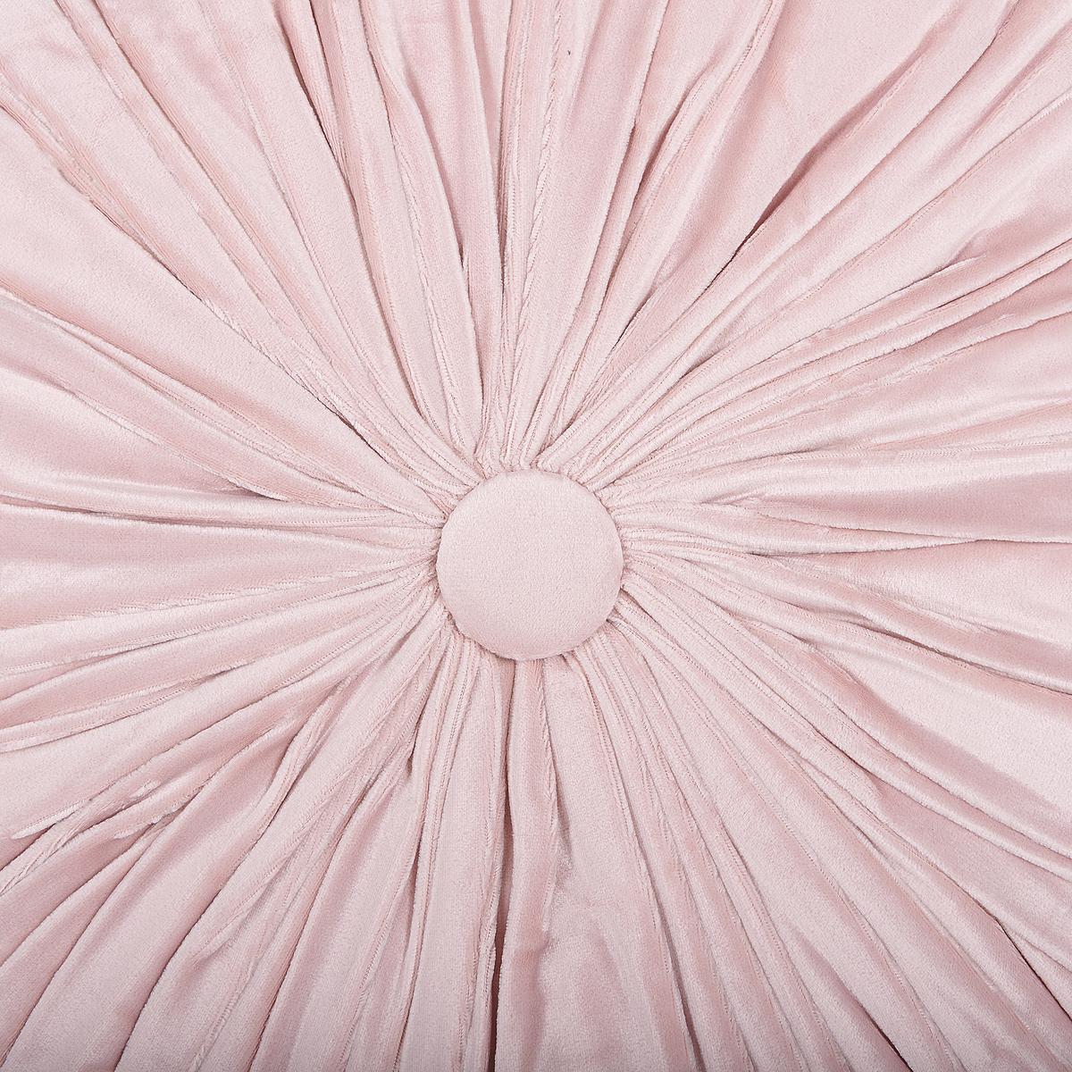 DEKOKISSEN Pastellrosa 40/40 cm Udala - Pink, Textil (40/40cm) - Beliani
