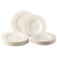 TAFELSERVICE Basic White weiß 12-tlg. - Weiß, Keramik (2/2/2cm) - vivo | Villeroy & Boch Group