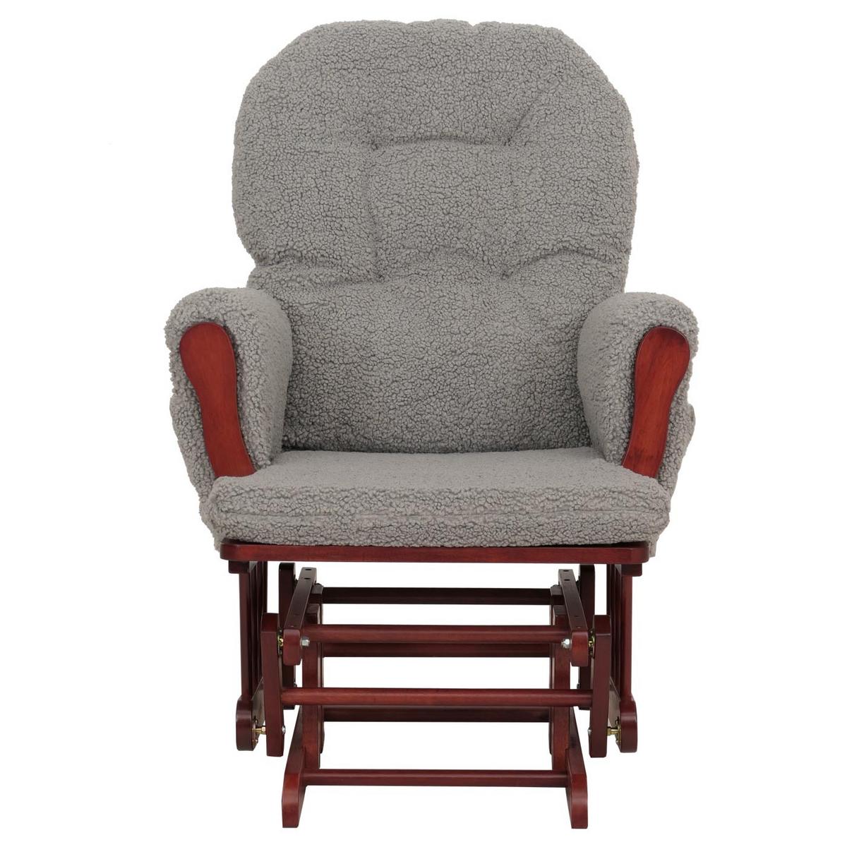 RELAXSESSEL Grau, Braun - Braun/Grau, Textil (74/105/72cm) - MCW