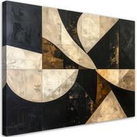 LEINWANDBILD Abstraktion 30x20cm - Beige, Textil (30/20cm) - Feeby