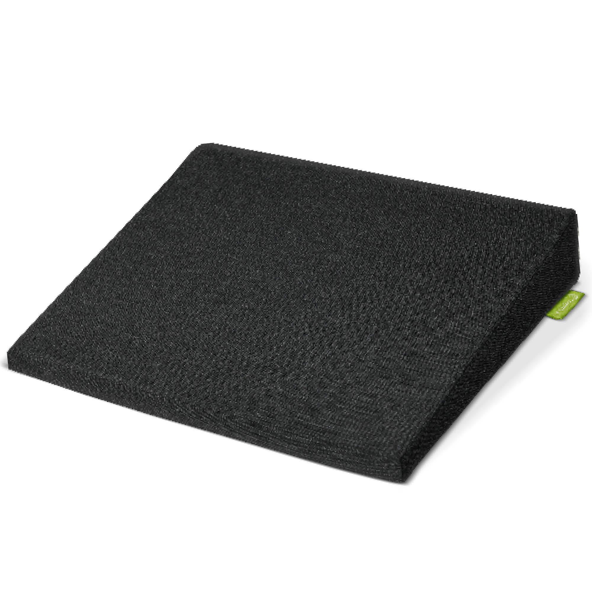 SITZKEILKISSEN BeauErgo 37/33,5 cm Scharz - Schwarz, Textil (37/33/7cm) - Beautissu 