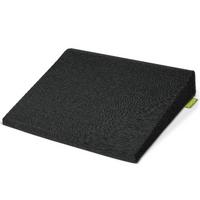 SITZKEILKISSEN BeauErgo 37/33,5 cm Scharz - Schwarz, Textil (37/33/7cm) - Beautissu 