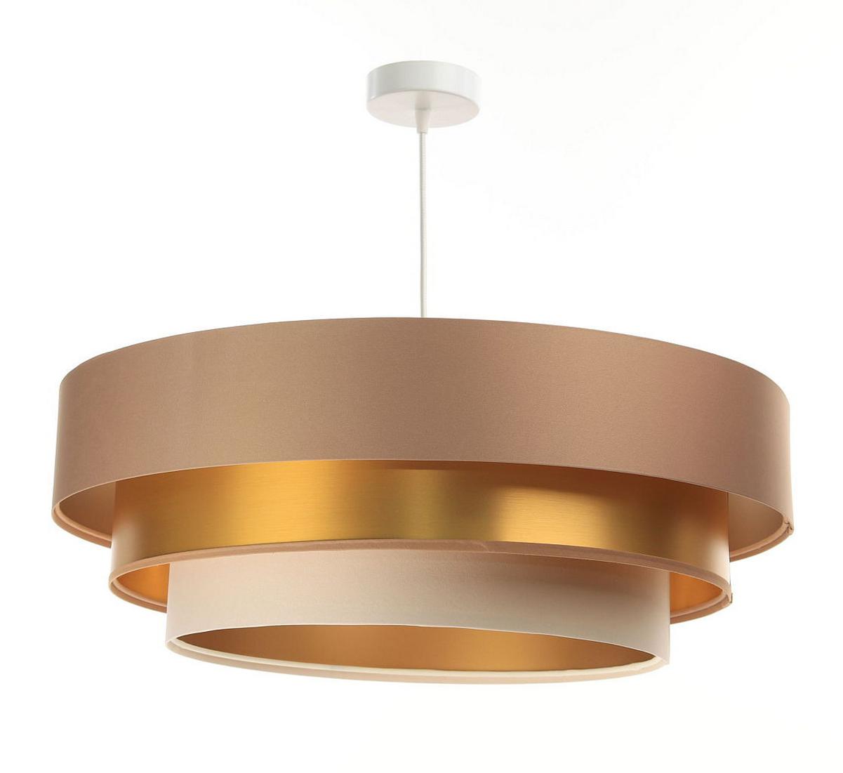 HÄNGELEUCHTE Beige 60/20 cm - Beige, Kunststoff (60/1/20cm) - ONZENO