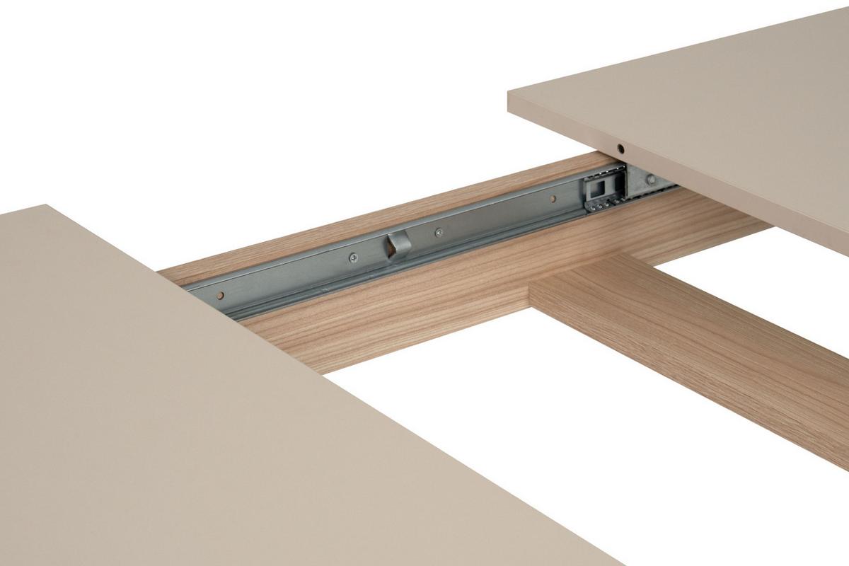 ESSTISCH samt, Riva Eiche 160/200 cm, Küchentisch ausziehbar - Eichefarben/Beige, Holzwerkstoff (90/160/76cm) - Furn.Design
