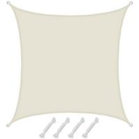 SONNENSEGEL Wasserdicht 400 cm Beige - Beige, Kunststoff (400/400cm) - Amanka