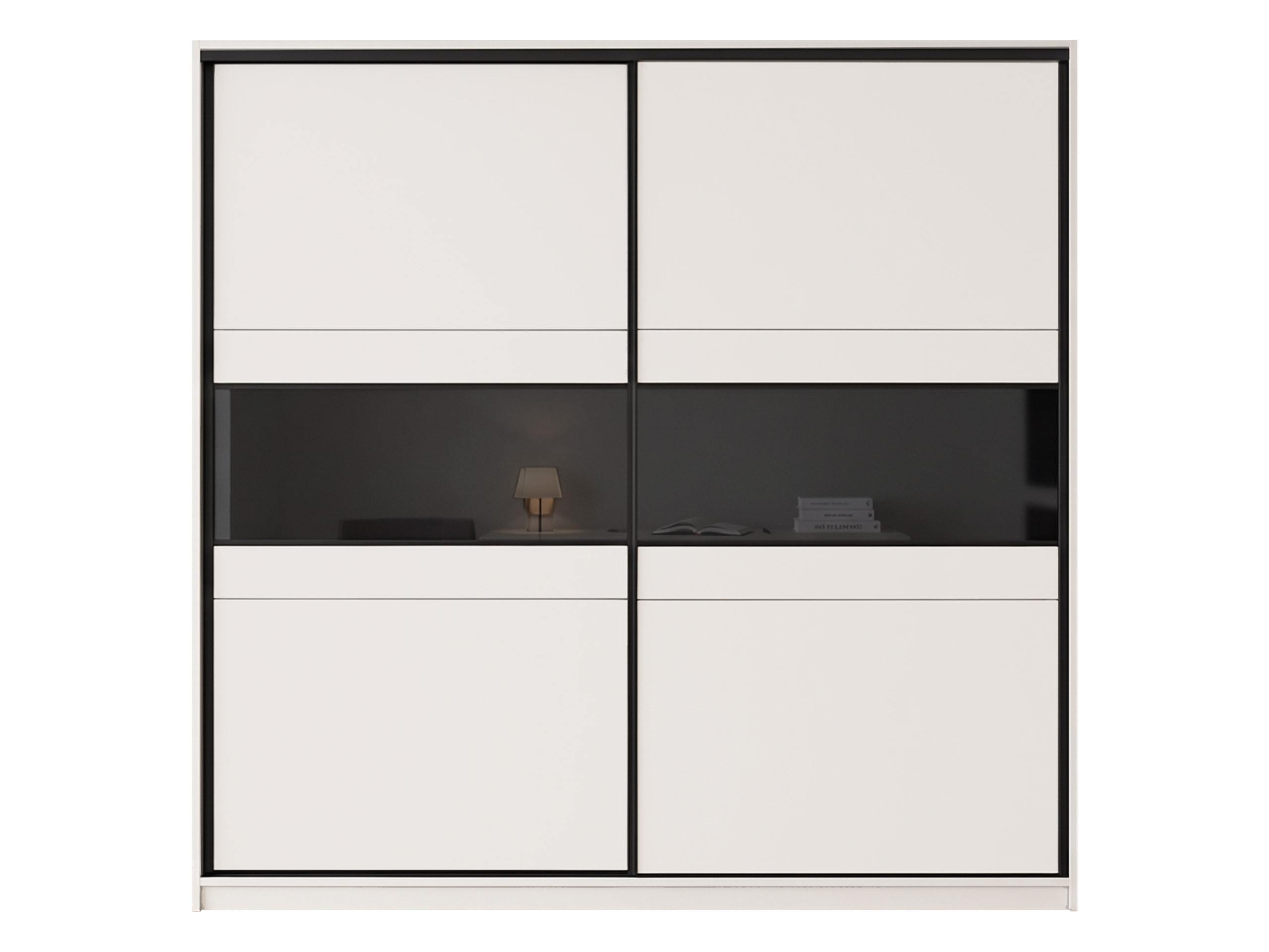 SCHIEBETÜRENSCHRANK Manhattan 226 - Kaschmir, Holzwerkstoff (226/220/65cm) - MIRJAN24