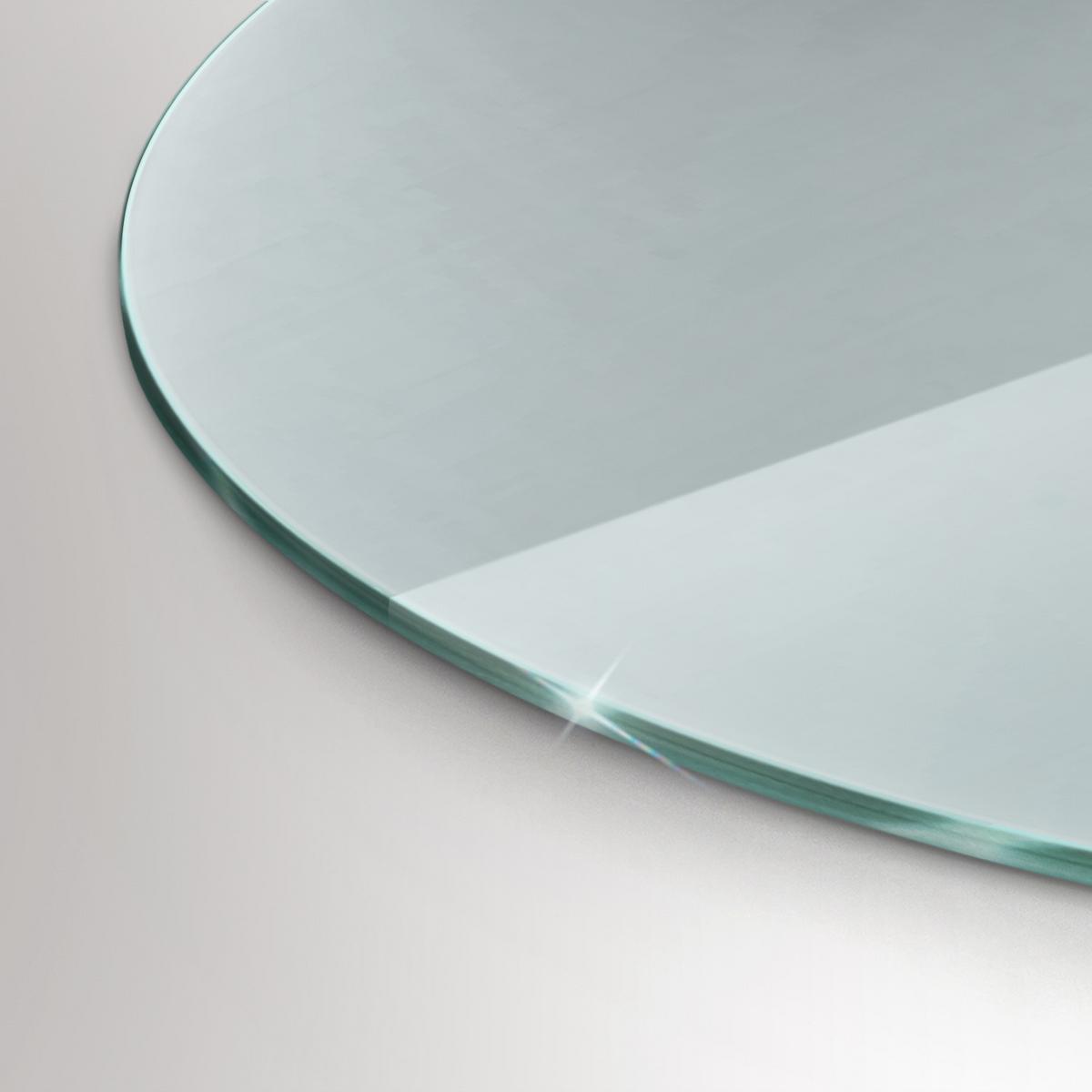GLASPLATTE für Kamin transparent 100x100 cm - Transparent, Glas (100/100/0.4cm) - TULUP