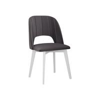 ESSZIMMERSTUHL Monti IV Pik Gerade - Weiß/Grau, Holz/Textil (48/83/54cm) - MIRJAN24
