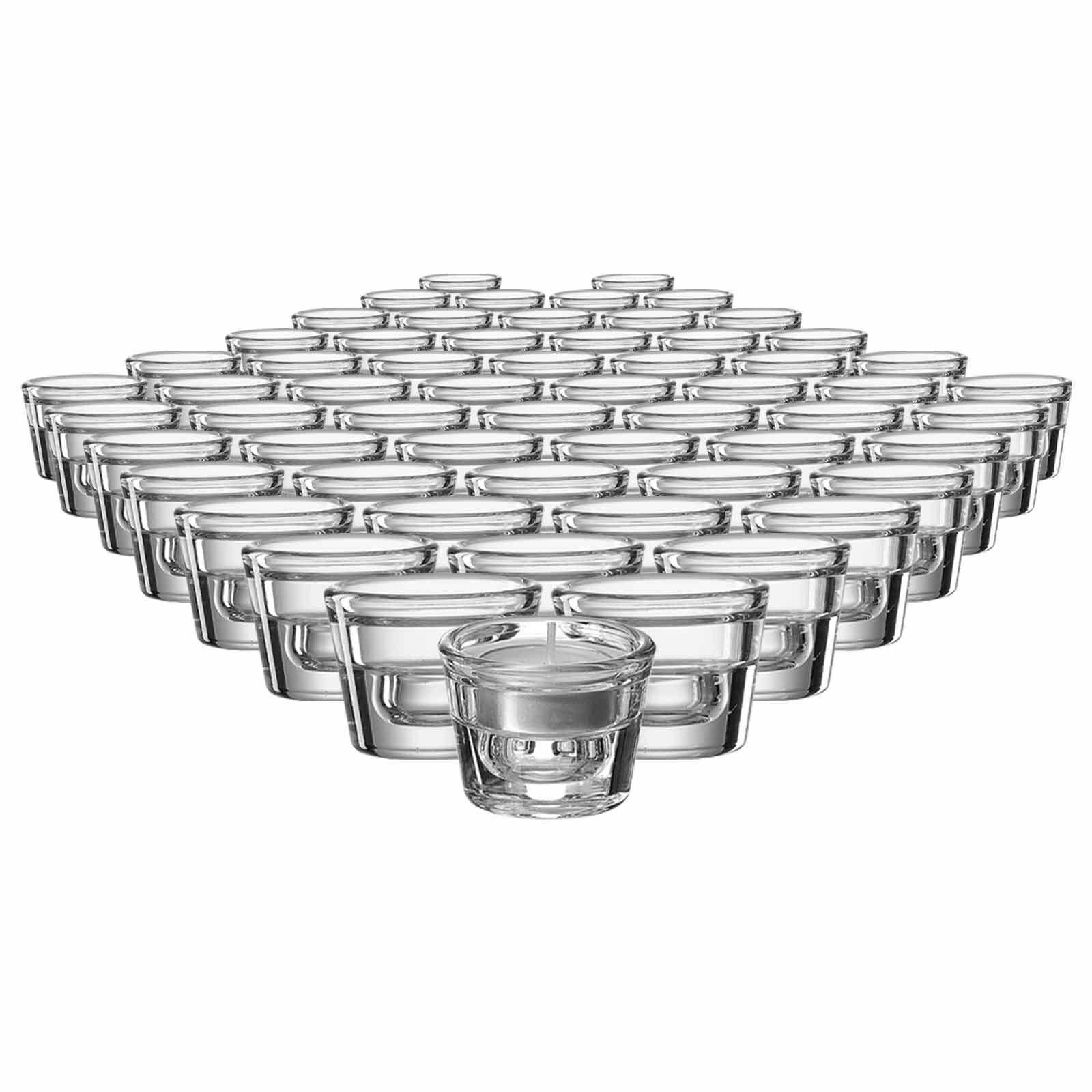 TEELICHTHALTER / KERZENHALTER Lumi transparent ø 6 cm 60er Set - Transparent, Glas (6/4cm) - Ritzenhoff Breker
