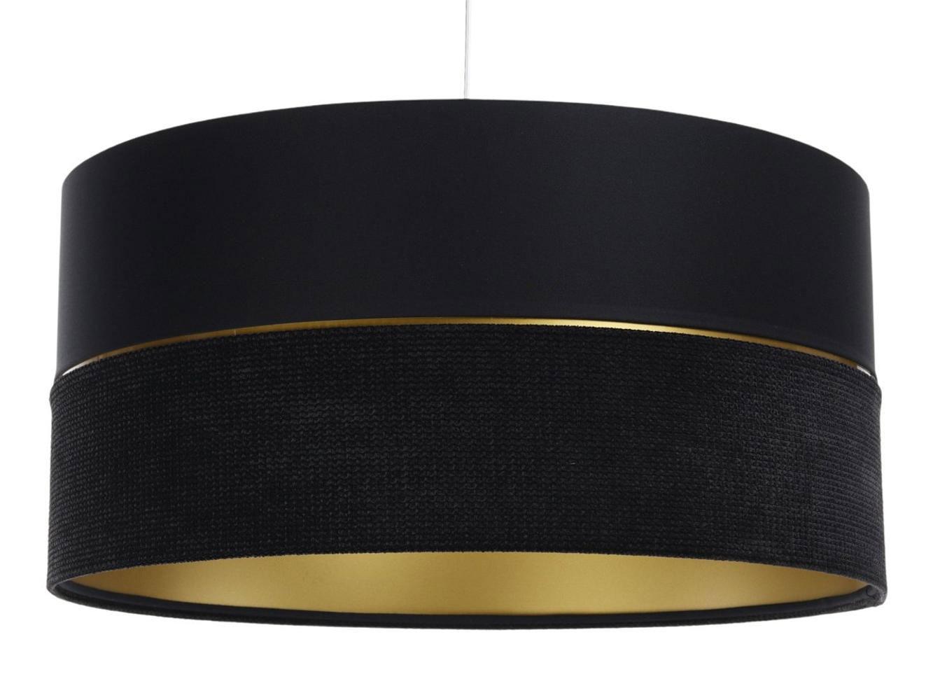 HÄNGELEUCHTE Gold 50/25 cm - Goldfarben/Schwarz, Kunststoff (50/0.8/25cm) - ONZENO