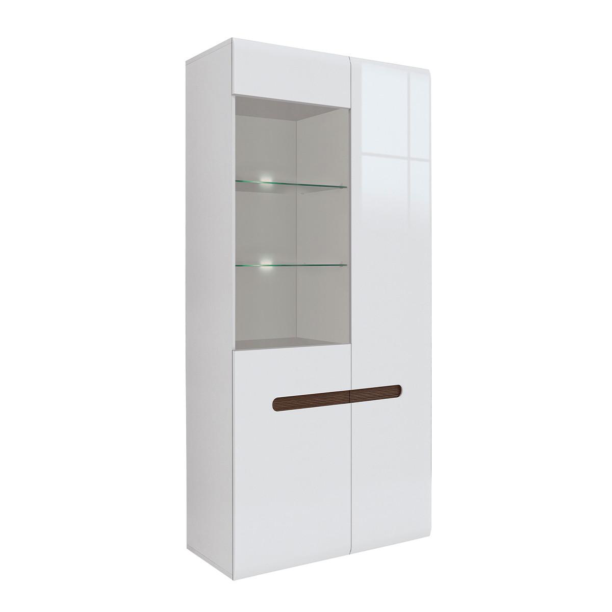 GESCHIRRSCHRANK Darrel Weiß - Weiß, Holzwerkstoff (90/193/41cm) - Petits-meubles