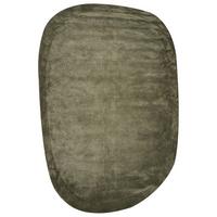 TEPPICH Olivgrün 200/300 cm Viskose Mitha - Grün, Textil (200/300cm) - Beliani