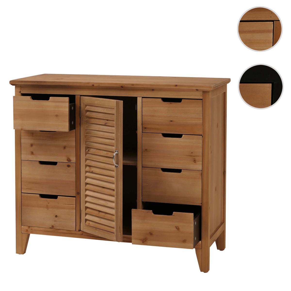 APOTHEKERKOMMODE Braun - Braun, Holz (91/80/40cm) - MCW