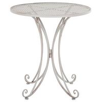 OUTDOOR Bistrotisch 71/71 cm Grau Cilento - Grau, Metall (71/71/75cm) - Beliani