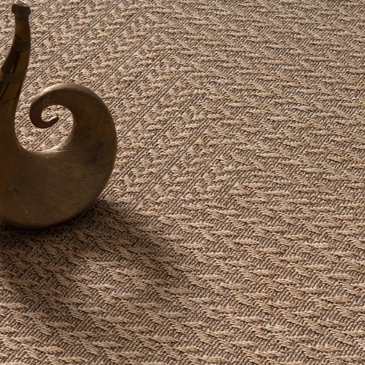 FLACHWEBTEPPICH, einfarbig, aus Polypropylen, Beige, 120 x 170 cm - Beige, Textil (170/120cm) - KADIMA DESIGN