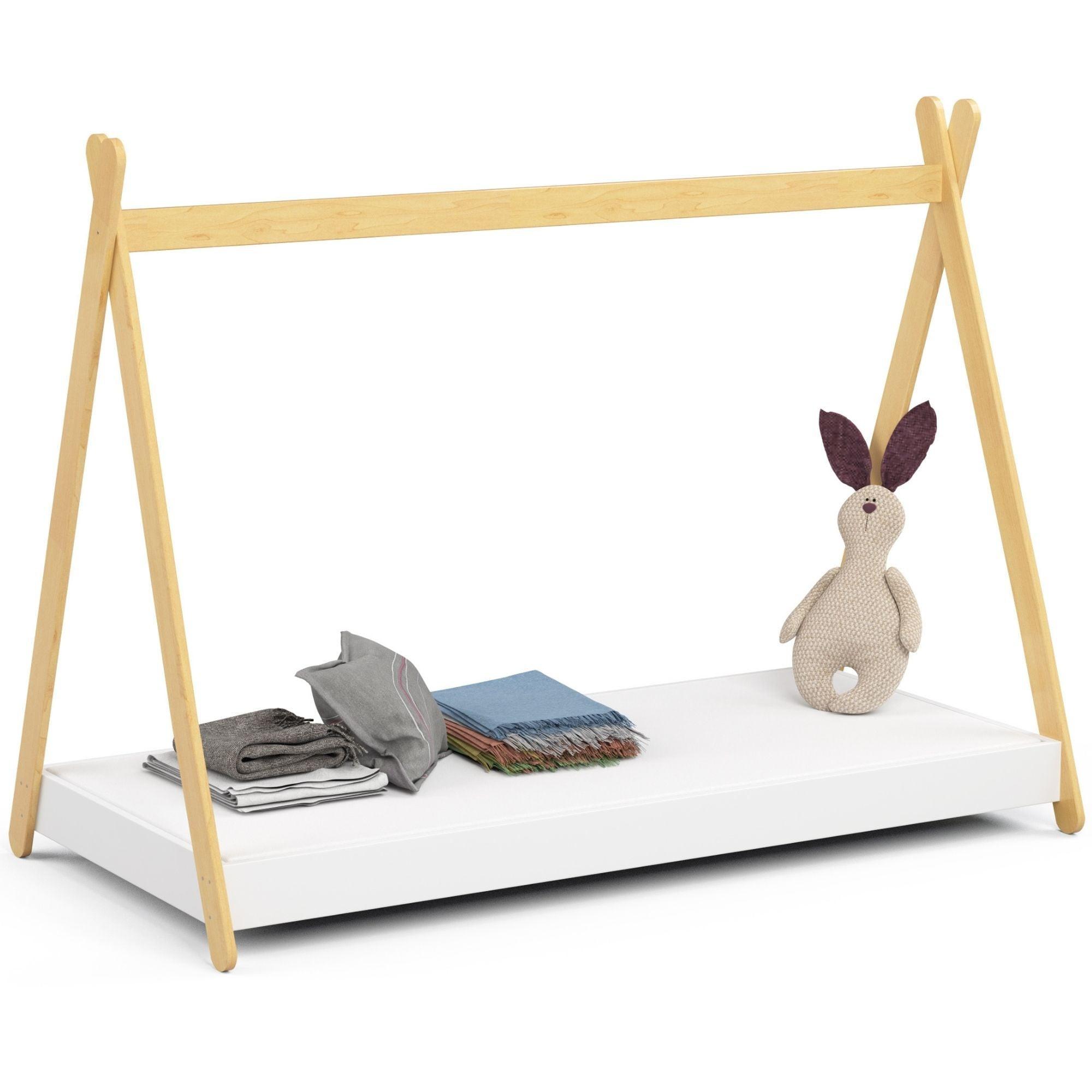 KINDERBETT Weiß 155/85/187 - Weiß, Holzwerkstoff (80/180cm) - RAUMHIRSCH FURNITURE