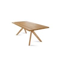 MASSIVHOLZTISCH Daisey 1 160x78x90 Esszimmertisch Wildeiche geölt - Wildeiche, Holz (160/78/90cm) - 58aufmkessel