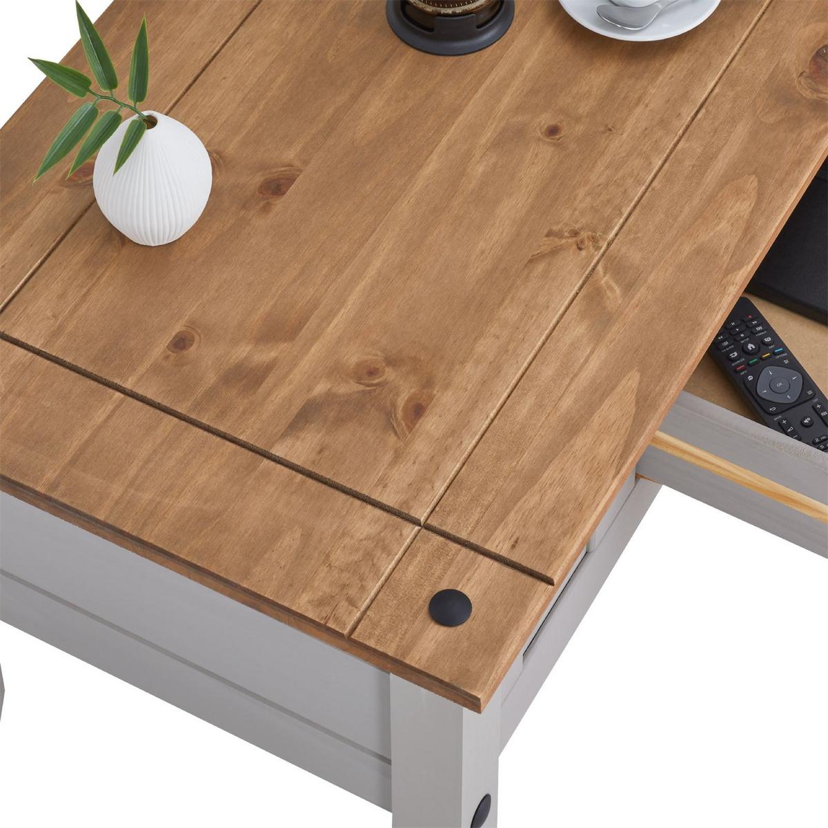 COUCHTISCH RAMON grau - Grau, Holz (50/95/43cm) - CARO-Möbel