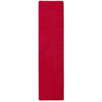 TREND VELOURS LÄUFER TEPPICH JOY - Rot, Textil (100/100cm) - Snapstyle