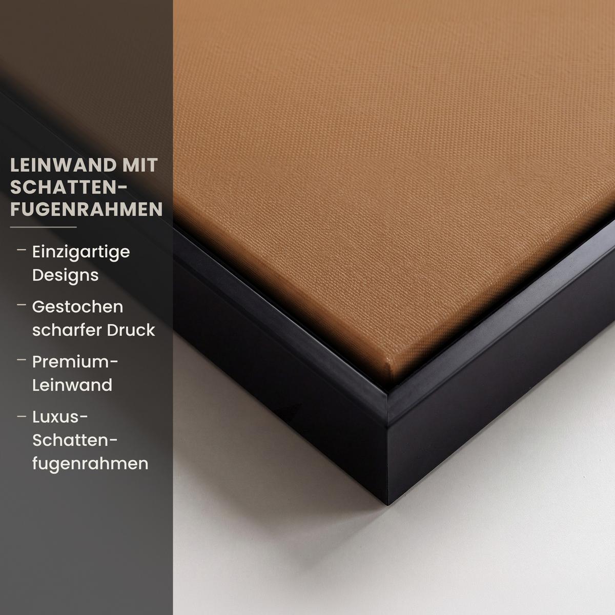 LEINWAND Bilder mit Rahmen - Löwenzahn - Beige - Natur - Blume - 120x80 - Hellbraun, Textil (120/80cm) - MuchoWow