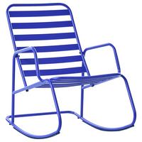 GARTEN-SCHAUKELSTUHL Blau Turi - Blau, Metall (66/92/96cm) - Beliani