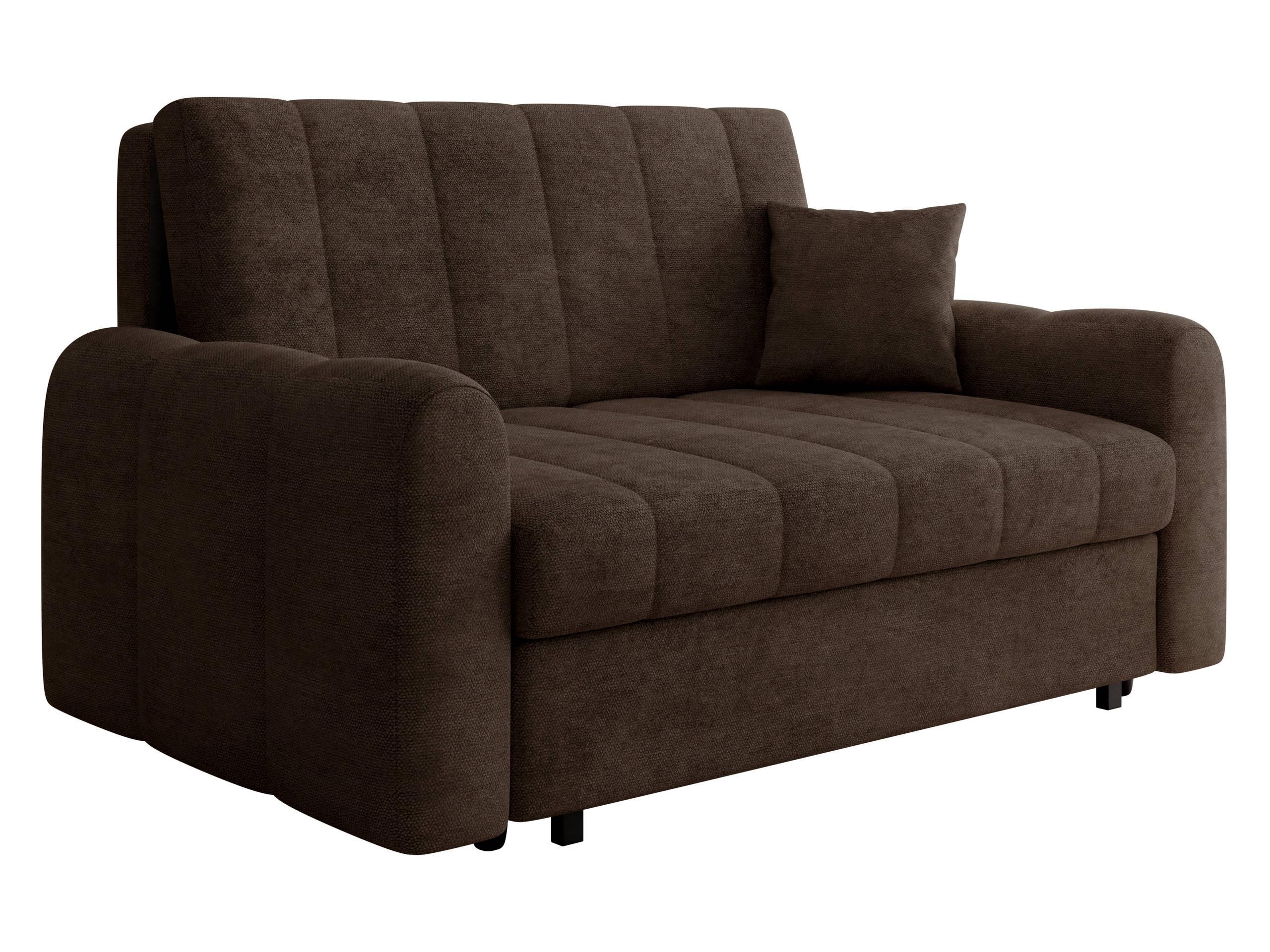 SCHLAFSOFA Viva Moon III - Schwarz/Braun, Holz/Metall (168/85/98cm) - MIRJAN24