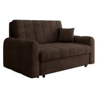 SCHLAFSOFA Viva Moon III - Schwarz/Braun, Holz/Metall (168/85/98cm) - MIRJAN24