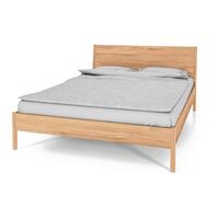 BETTGESTELL INA 90x210 Kernbuche - Creme, Holz (90/210cm) - byoak