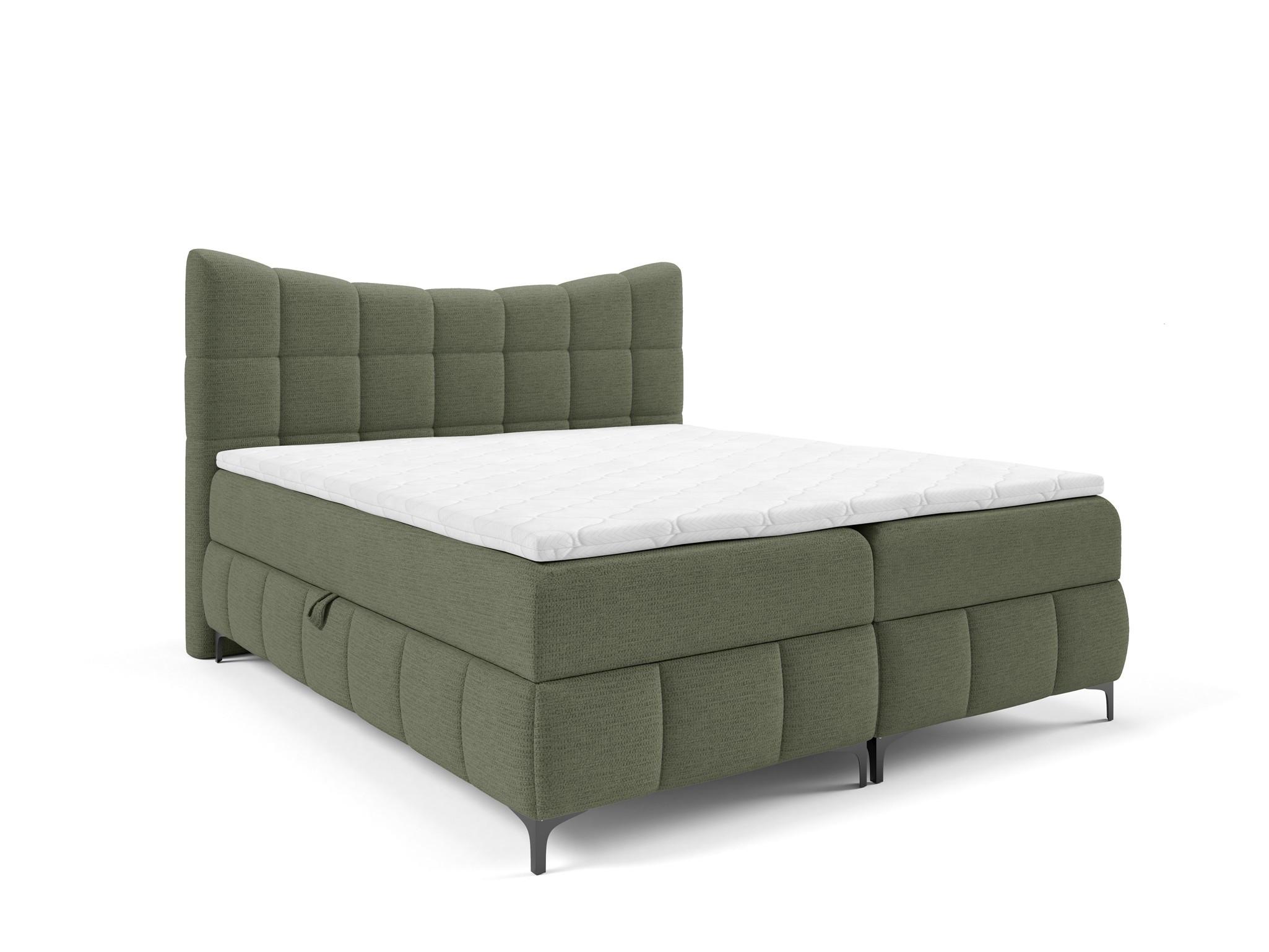 BOXBETT Charles In Aragon - Grün, Holzwerkstoff/Textil (160/200cm) - Fun Möbel