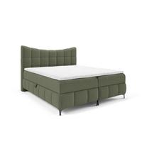BOXBETT Charles Premi.. In Aragon - Grün, Holzwerkstoff/Textil (160/200cm) - Fun Möbel