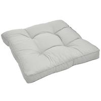 LOUNGEKISSEN Xluna Sitz 50/50/10 cm Hellgrau - Hellgrau, Textil (50/50/10cm) - Beautissu 