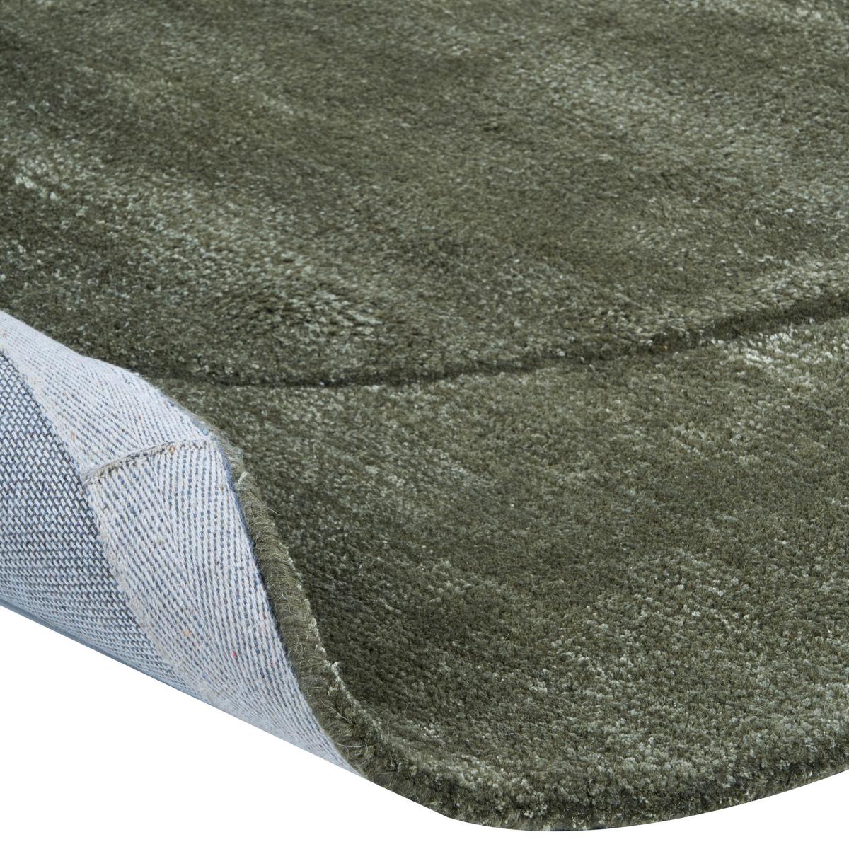 TEPPICH Dunkelgrün 160/230 cm Viskose Masso - Grün, Textil (160/230cm) - Beliani