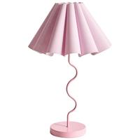 TISCHLAMPE Rosa Masumu - Pink, Metall (25/25/58cm) - Beliani