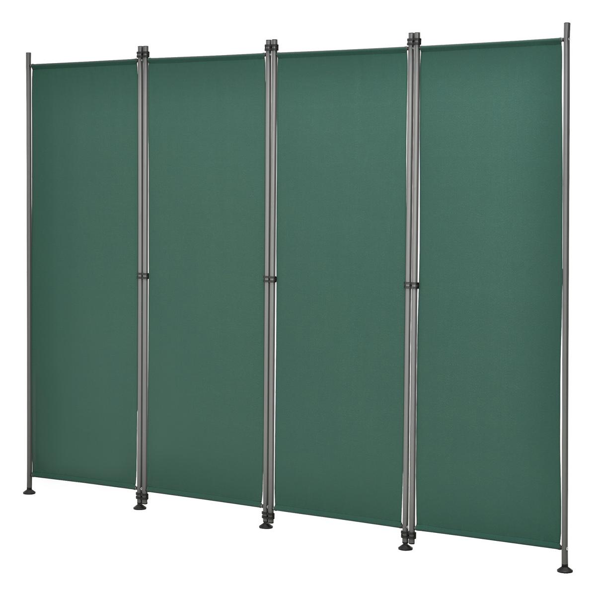 SICHTSCHUTZ Modica - Dunkelgrün, Textil/Metall (215/170cm) - pro.tec