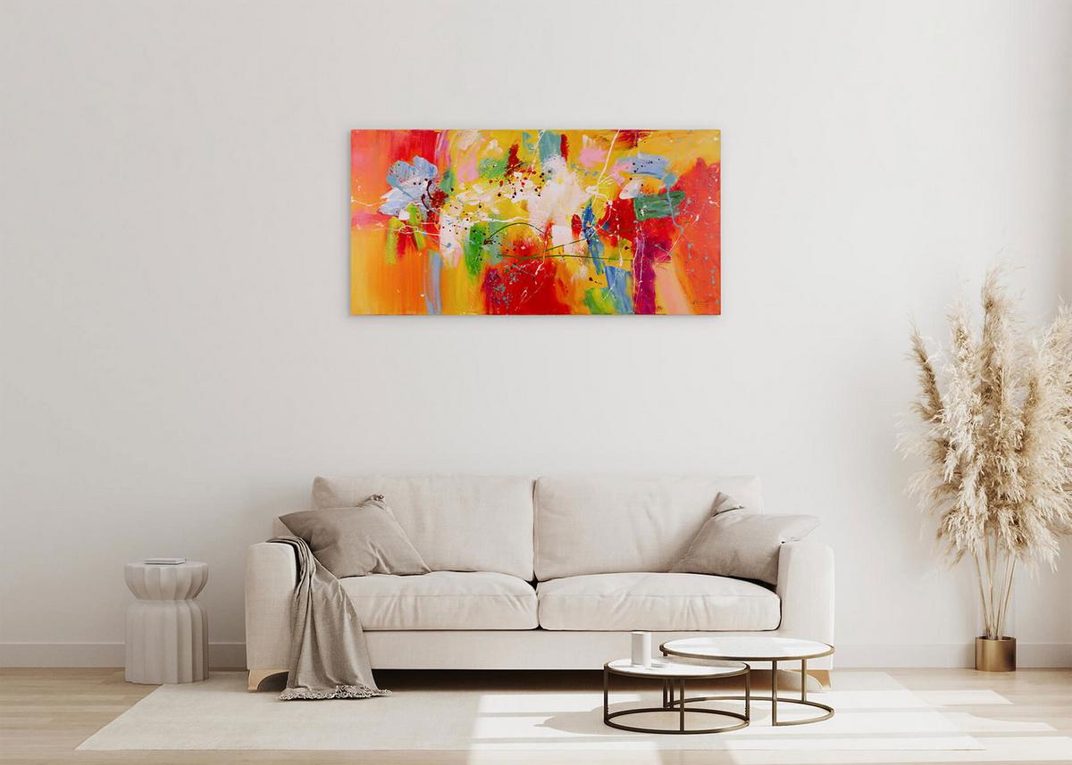 LEINWANDBILD 120/60 cm - Multicolor, Textil (120/60cm) - KUNSTLOFT