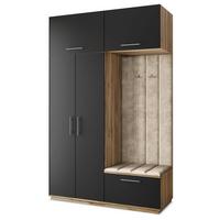 GARDEROBENSCHRANK REMA 150/240/60 cm Modern Eiche Wotan - Beige/Eiche Wotan, Holzwerkstoff (150/240/60cm) - MASSENO