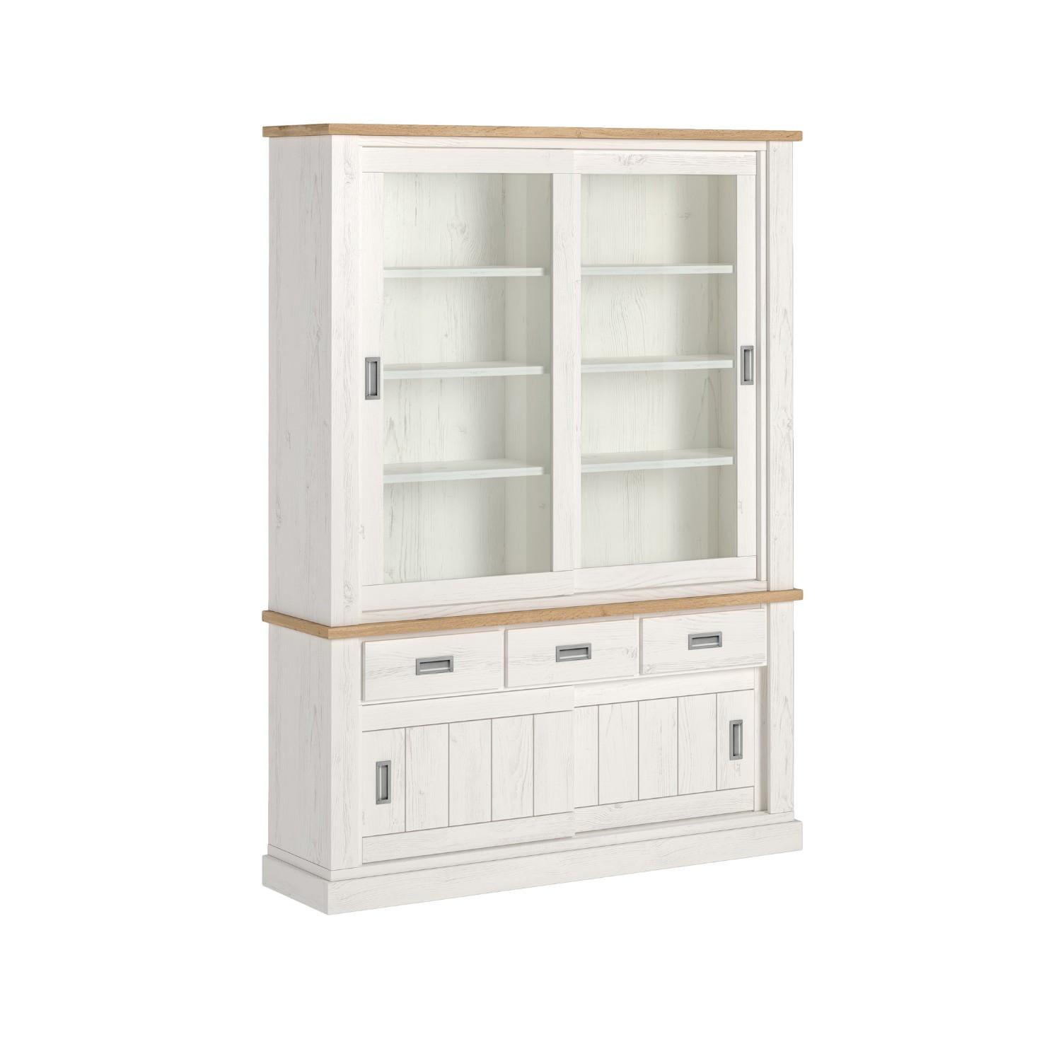 VITRINE VINCI Andersen Kiefer / Wotan Eiche - Eichefarben, Holzwerkstoff (150/204/40cm) - Lookway