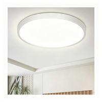 LED-DECKENLEUCHTE Dorian 18/18/2.4 cm - Weiß, Kunststoff (18/18/2.4cm) - ZMH