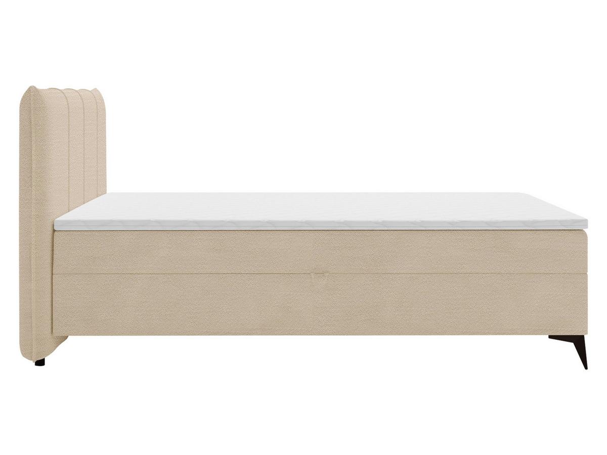 BOXBETT Eco Bis - H3 - Beige/Schwarz, Holz/Holzwerkstoff (160/200cm) - MIRJAN24
